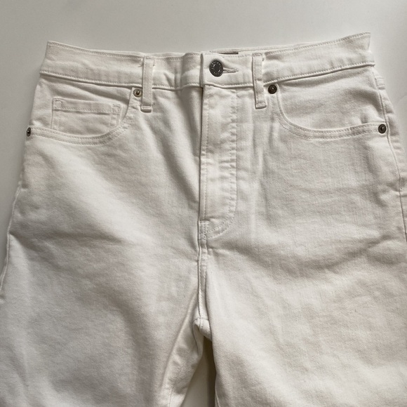 Everlane The High Rise Skinny Jean White Ankle Stretch Sz 29 - Picture 7 of 13